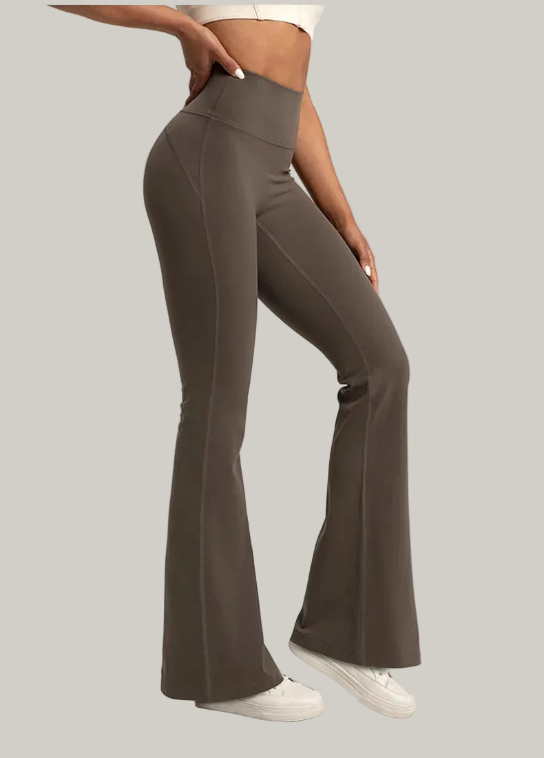 AeroFlex Waist-Cinch Flared Leggings
